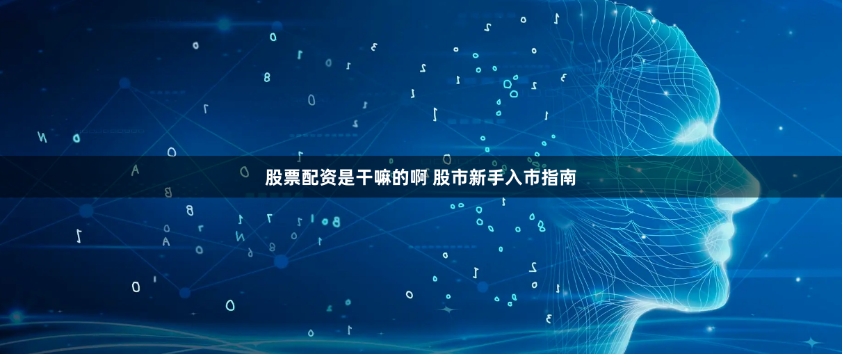 股票配资是干嘛的啊 股市新手入市指南